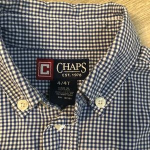 Chaps short sleeve button up